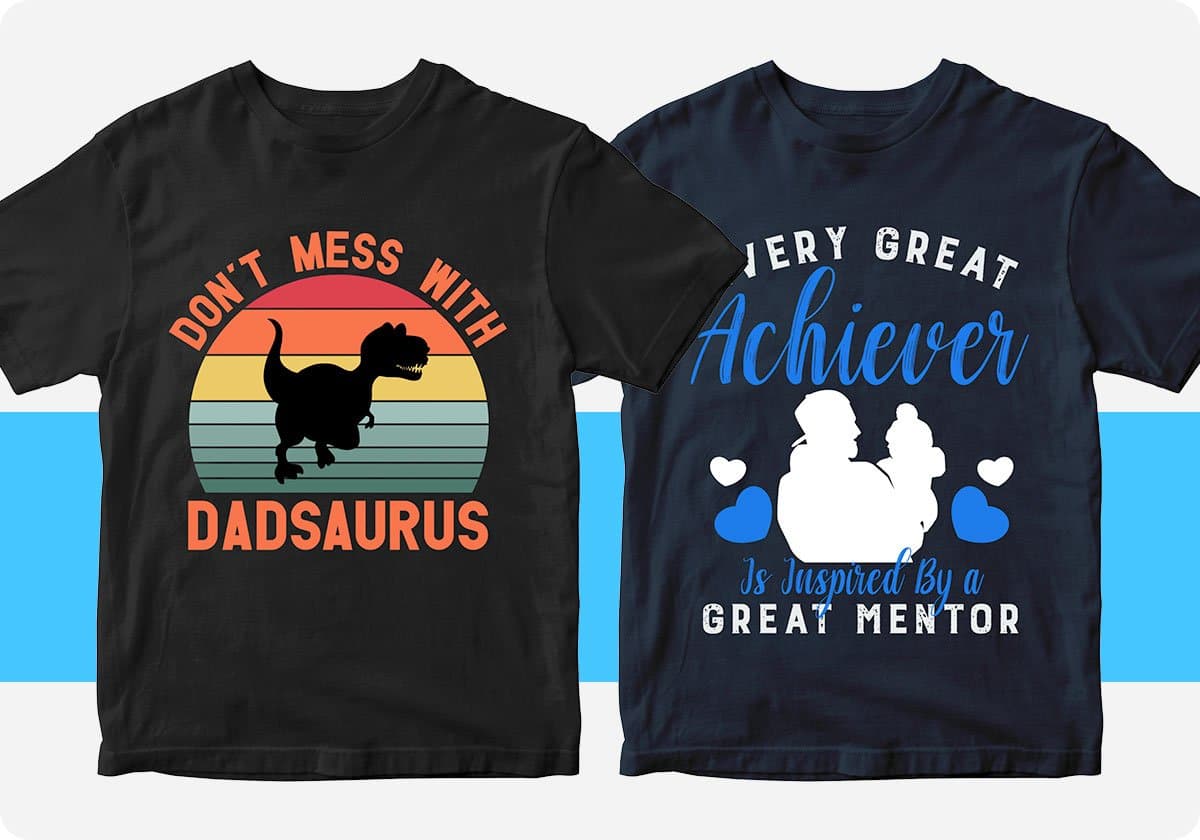 Father's Day 50 Editable T-shirt Designs Bundle Part 1