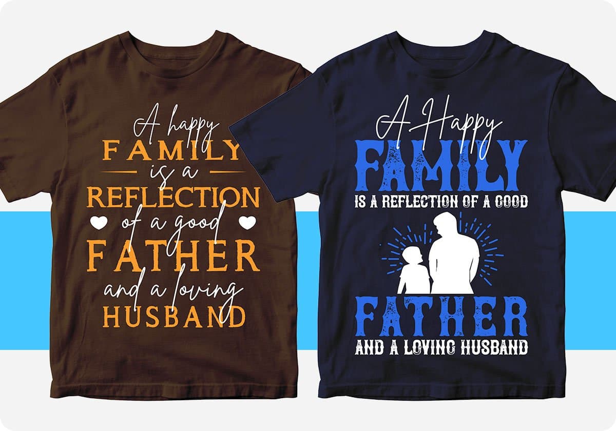 Father's Day 50 Editable T-shirt Designs Bundle Part 1