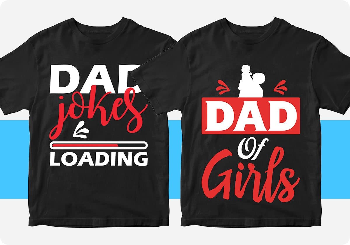 Father's Day 50 Editable T-shirt Designs Bundle Part 1