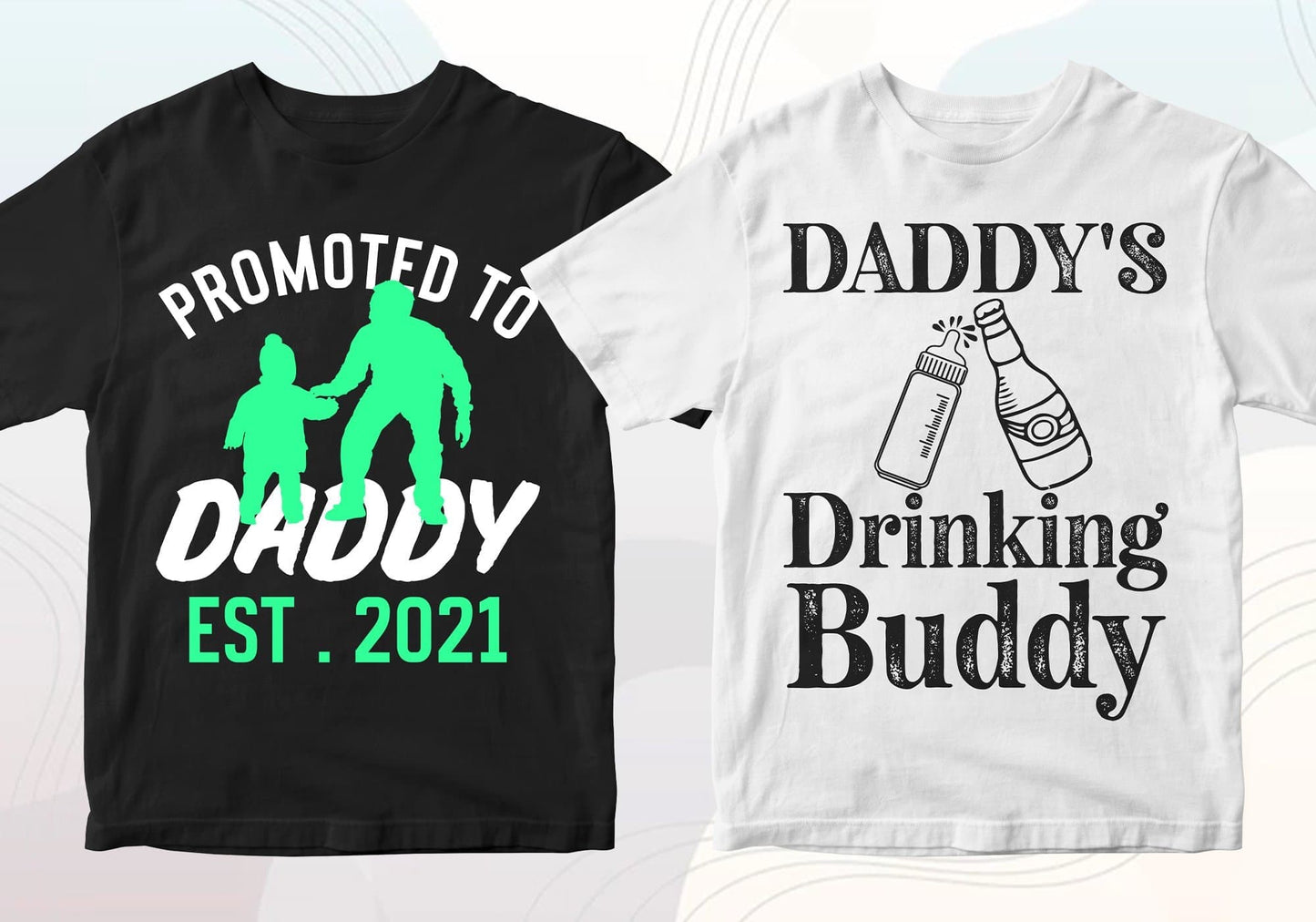 Father's Day 50 Editable T-shirt Designs Bundle Part 2