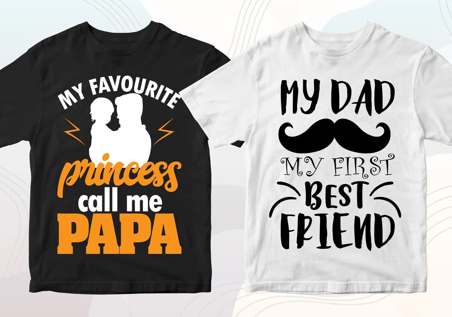 Father's Day 50 Editable T-shirt Designs Bundle Part 2