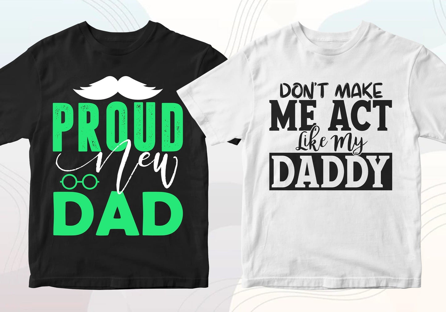 Father's Day 50 Editable T-shirt Designs Bundle Part 2