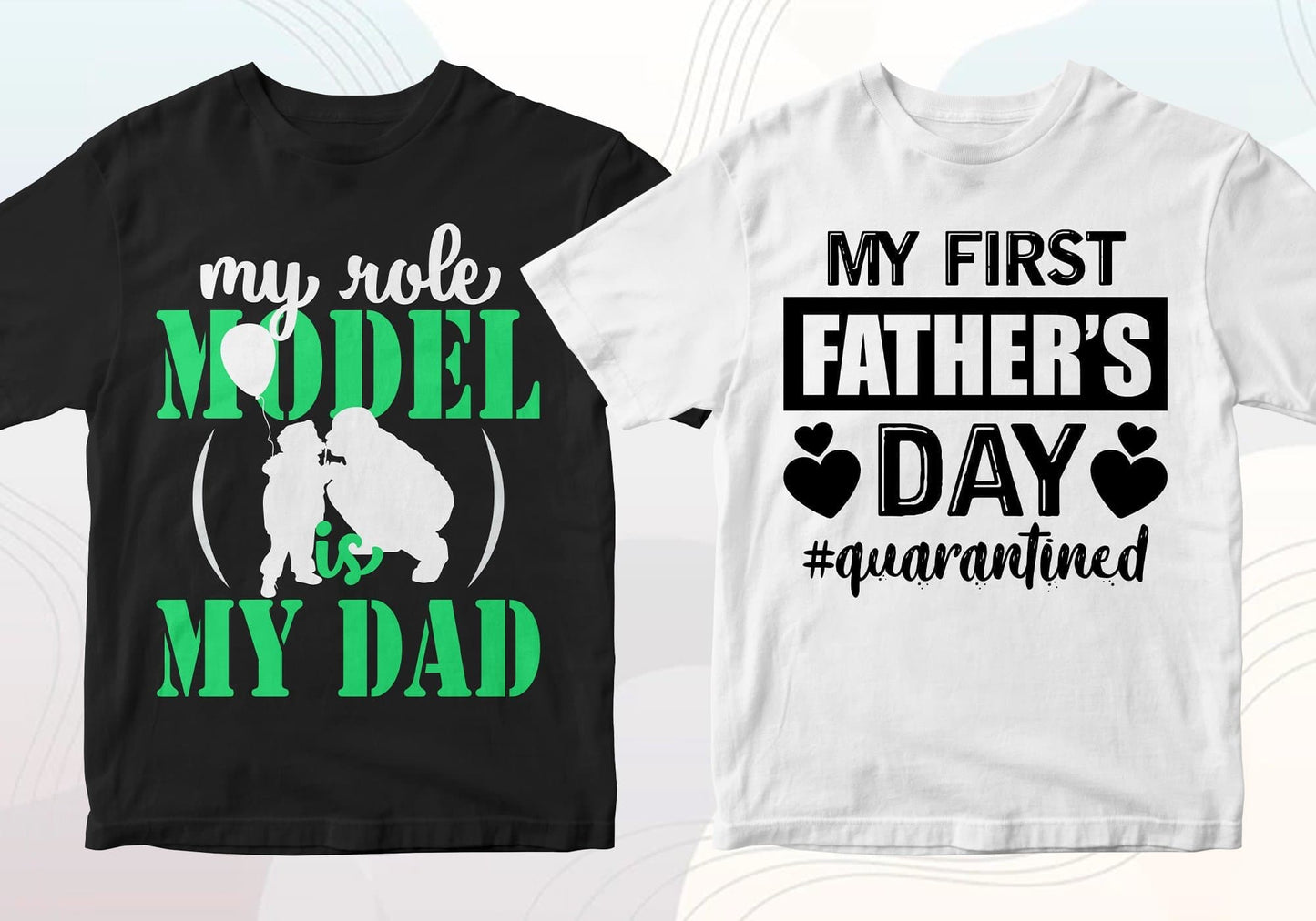 Father's Day 50 Editable T-shirt Designs Bundle Part 2