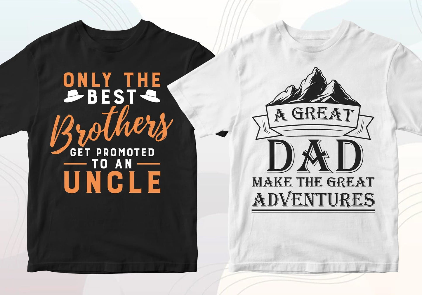 Father's Day 50 Editable T-shirt Designs Bundle Part 2