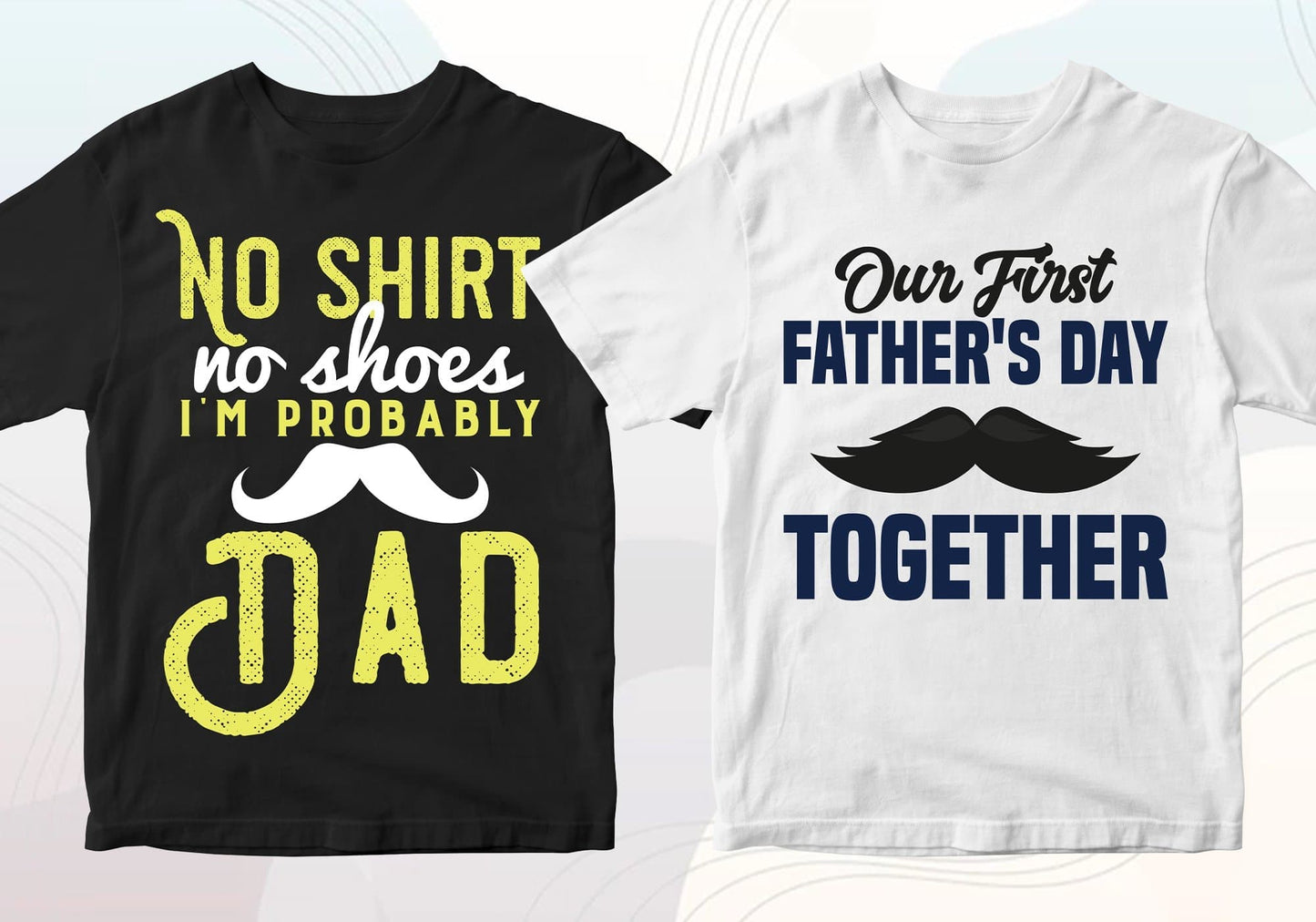 Father's Day 50 Editable T-shirt Designs Bundle Part 2