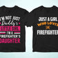 Firefighter 25 Editable T-shirt Designs Bundle