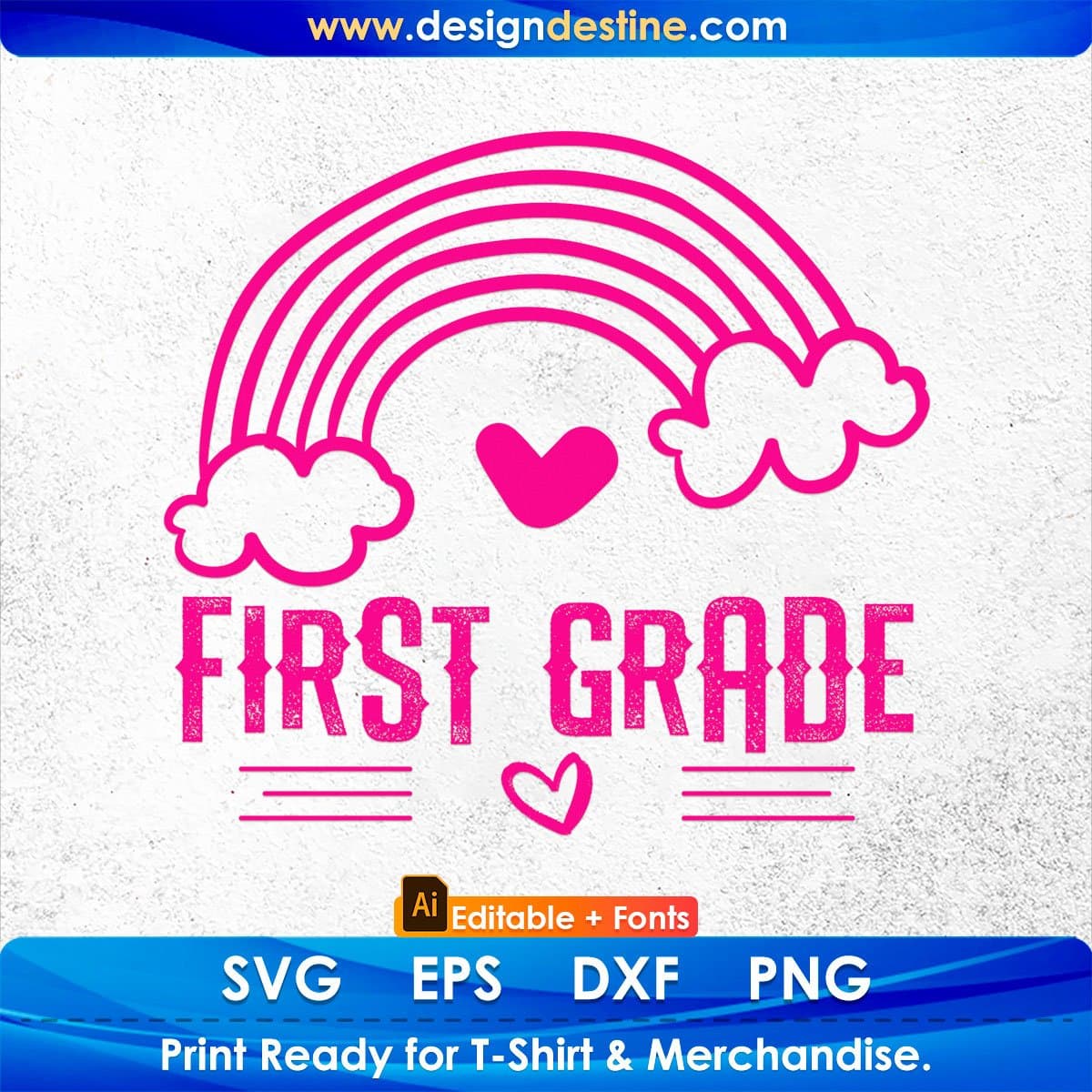 First Grade Teachers Editable T shirt Design In Ai Png Svg Cutting Printable Files