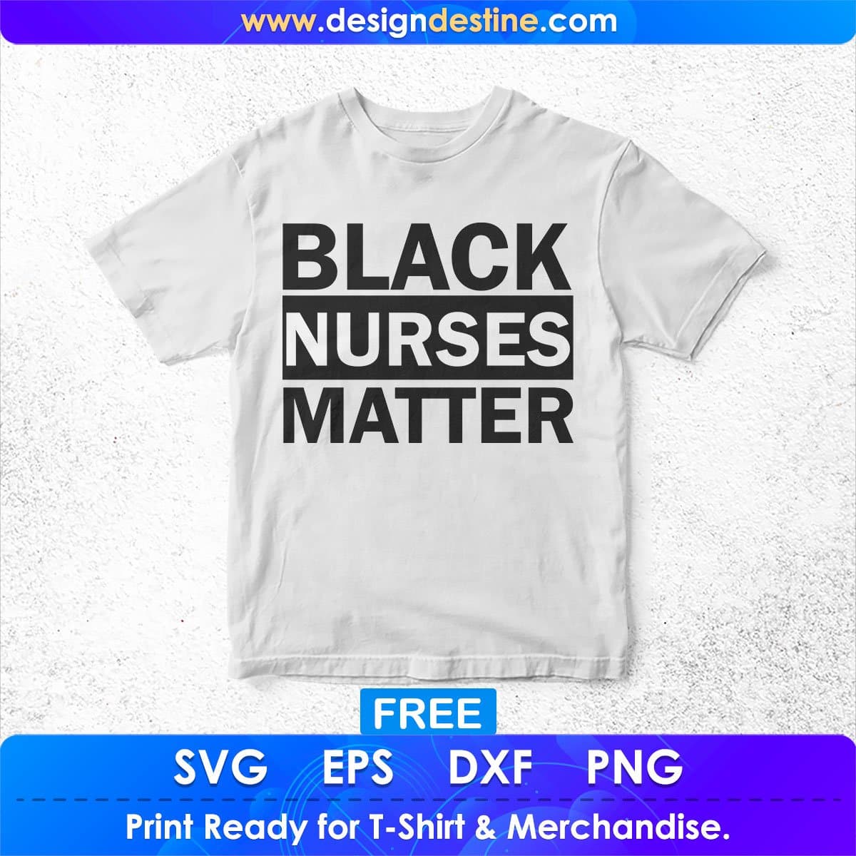 Free Black Nurse Matter T shirt Design In Png Svg Cutting Printable Files