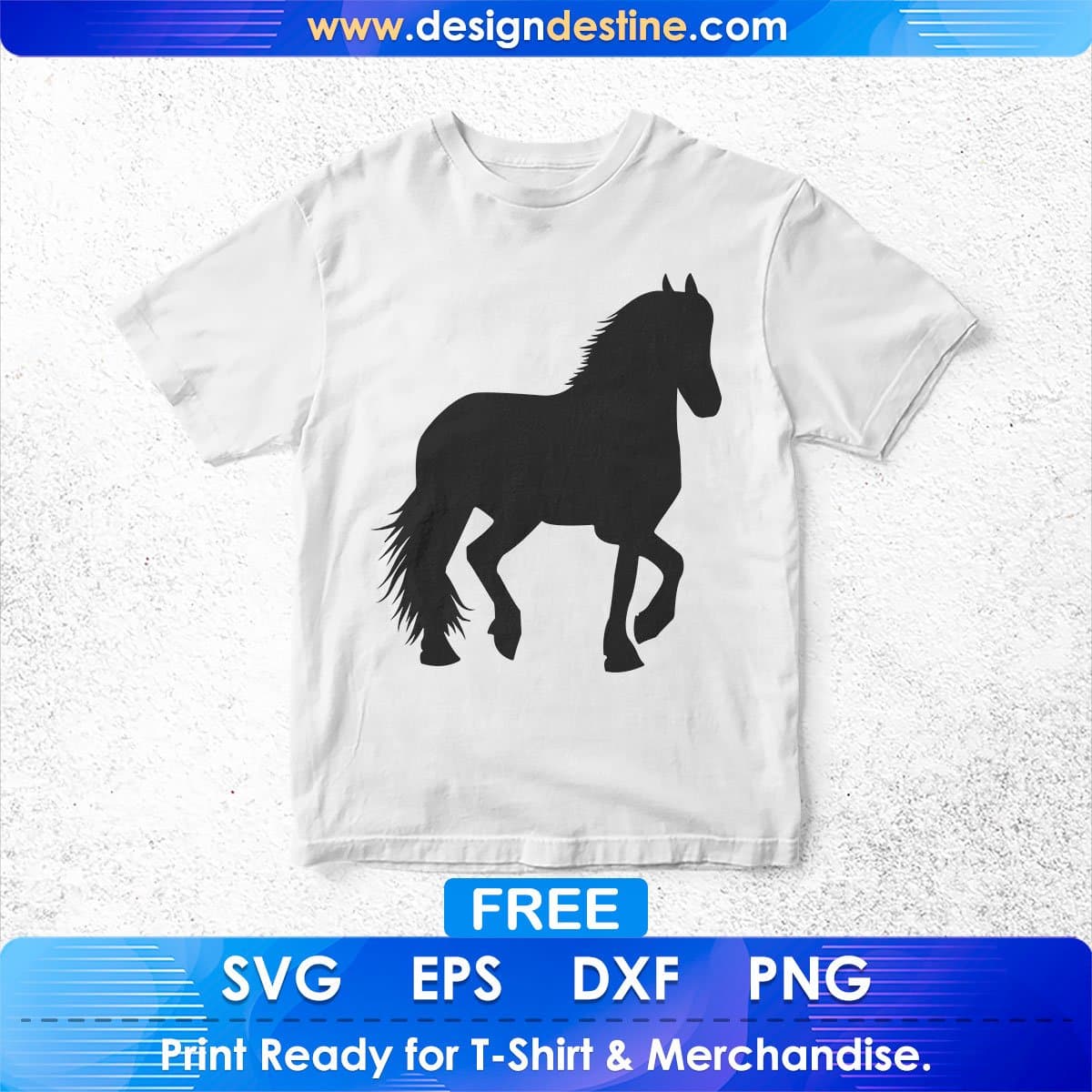 Free Floral Horse T shirt Design In Png Svg Cutting Printable Files