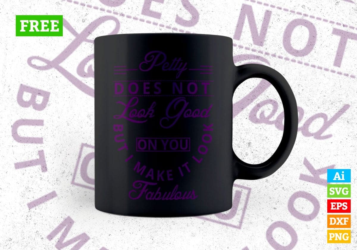 Free Petty Does Not Look Good Christmas Vector T-shirt Design in Ai Svg Png Files