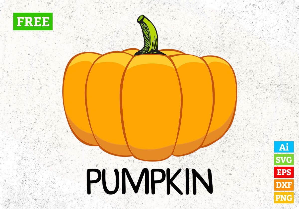Free Pumpkin Scary Ghost Halloween T shirt Design In Png Svg Cutting Printable Files
