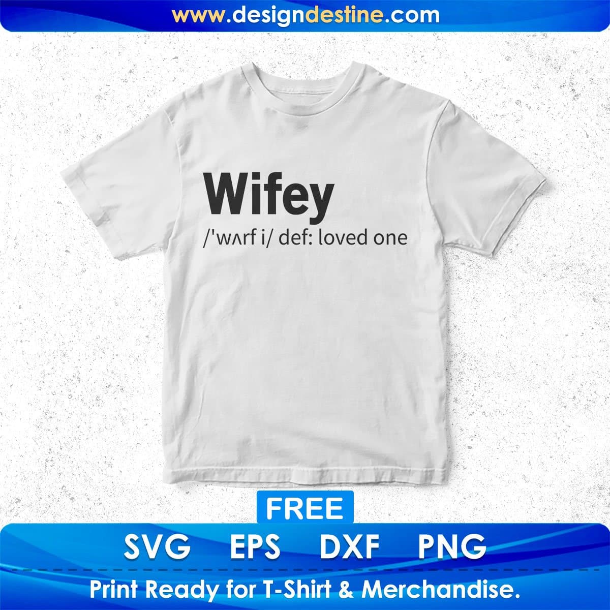 Free Wifey Couples T shirt Design In Png Svg Cutting Printable Files
