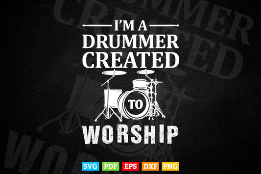 Funny Christian Drummer Drum Player Lover Svg T shirt