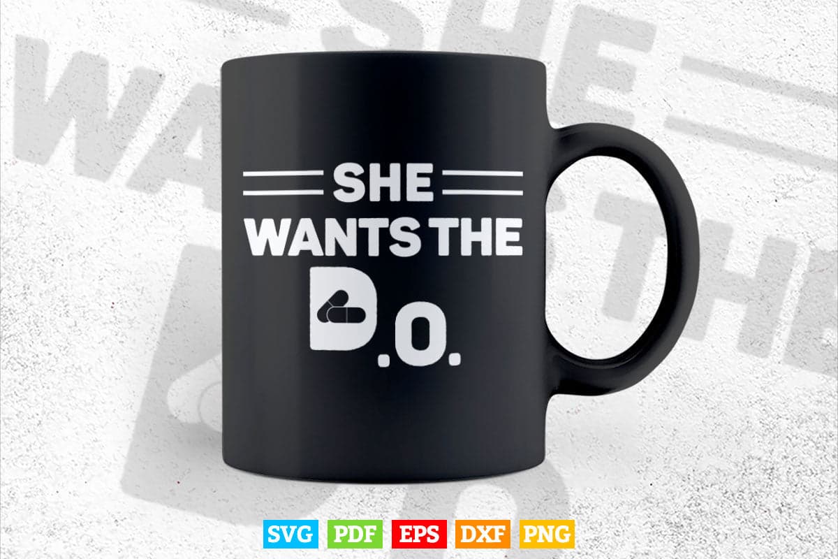 Funny Doctor of Osteopathic Medicine Svg T shirt Design.