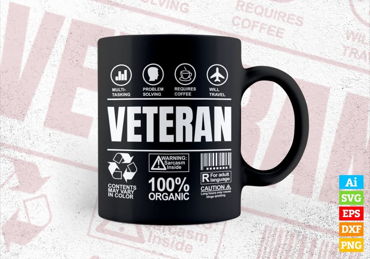 Funny Sarcastic Unique Gift For Veteran Job Profession Professional Editable Vector T shirt Designs In Svg Printable Files