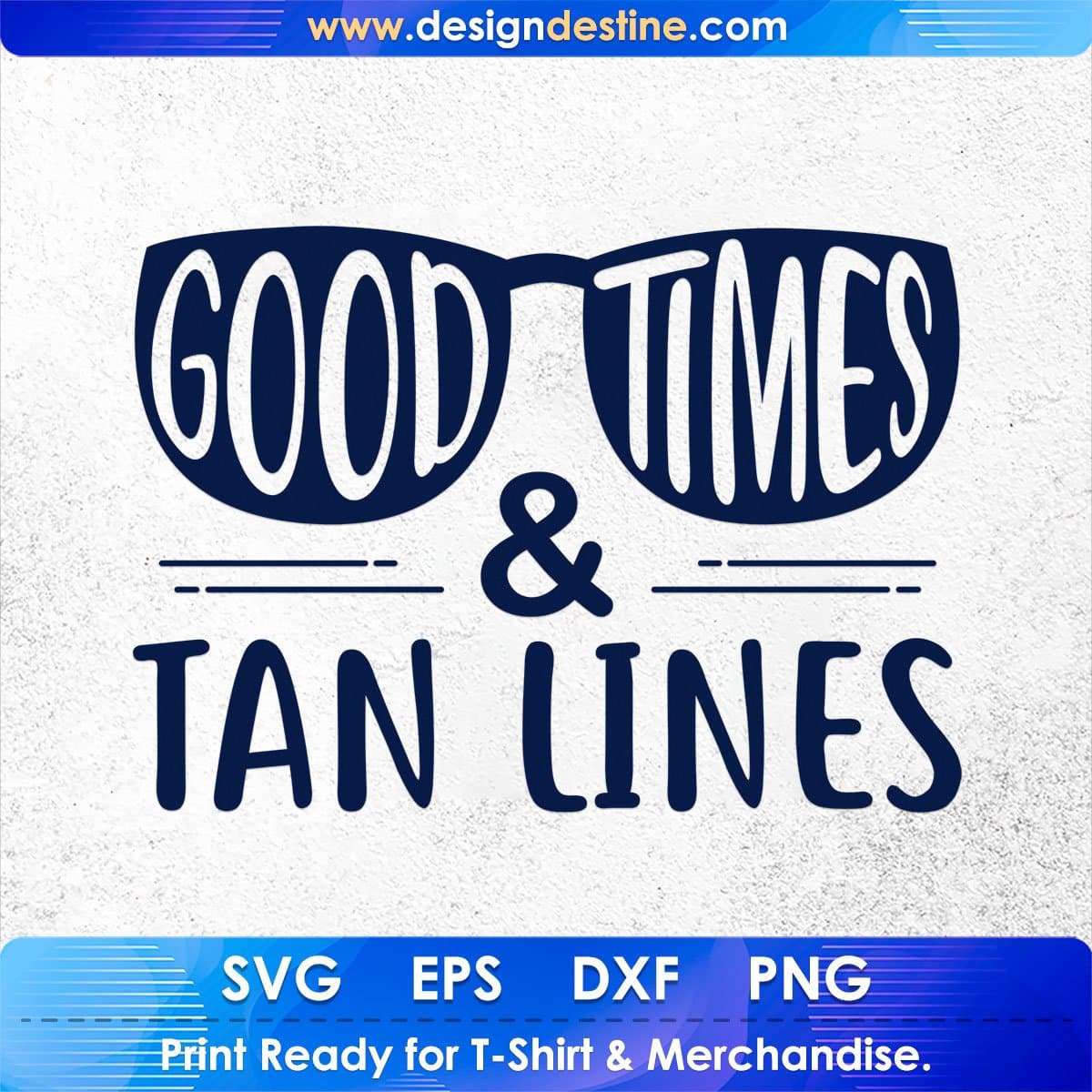 Good Times Ten Lines Summer Beach T shirt Design In Png Svg Cutting Printable Files