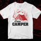 Happy Camper Camping T shirt Design In Svg Png Cutting Printable Files