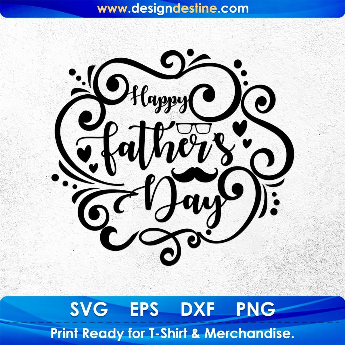 Happy Father’s Day T shirt Design In Svg Png Cutting Printable Files