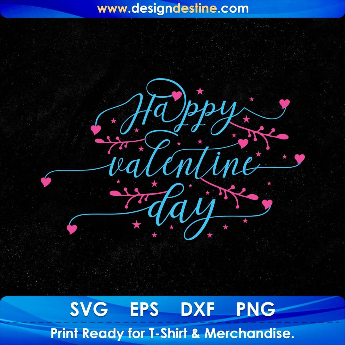 Happy Valentine Day T shirt Design In Svg Png Cutting Printable Files