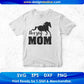 Horsey Mom Animal T shirt Design In Svg Png Cutting Printable Files
