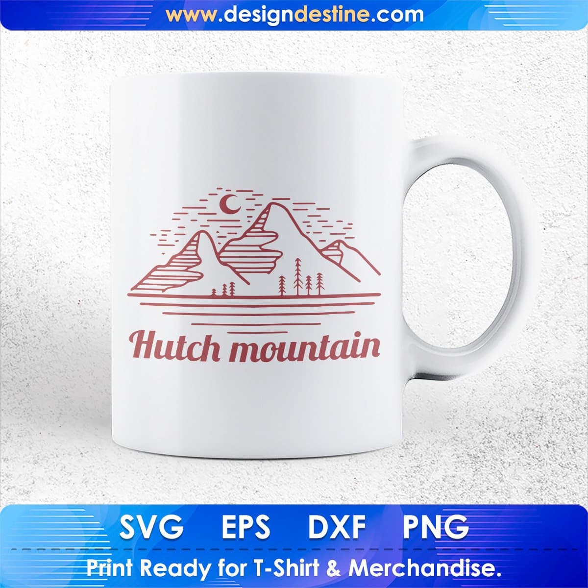 Hutch Mountain T shirt Design In Ai Svg Printable Files