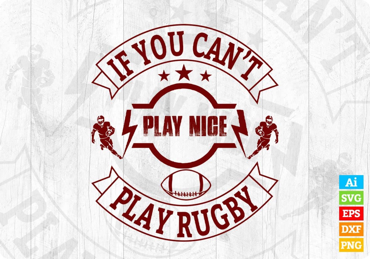 Rugby American Football Tshirt Design