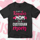I'M A Not Regular Mom I'M A Custodian Mom Editable Vector T-shirt Designs Png Svg Files