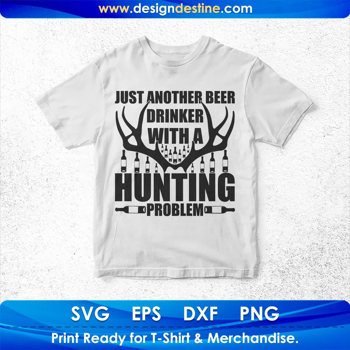 Just Another Beer Drinking With A Hunting Brother T shirt Design In Svg Png Cutting Printable Files