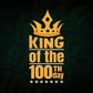 King Of The 100th Day School Editable Vector T-shirt Design in Ai Svg Files