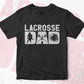 Lacrosse Dad Editable Vector T-shirt Design in Ai Svg Png Files
