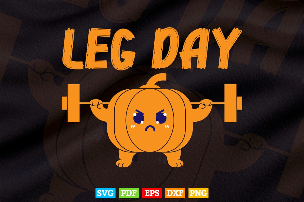 Leg Day Thanksgiving Turkey Funny Gift Svg Png Cut Files.