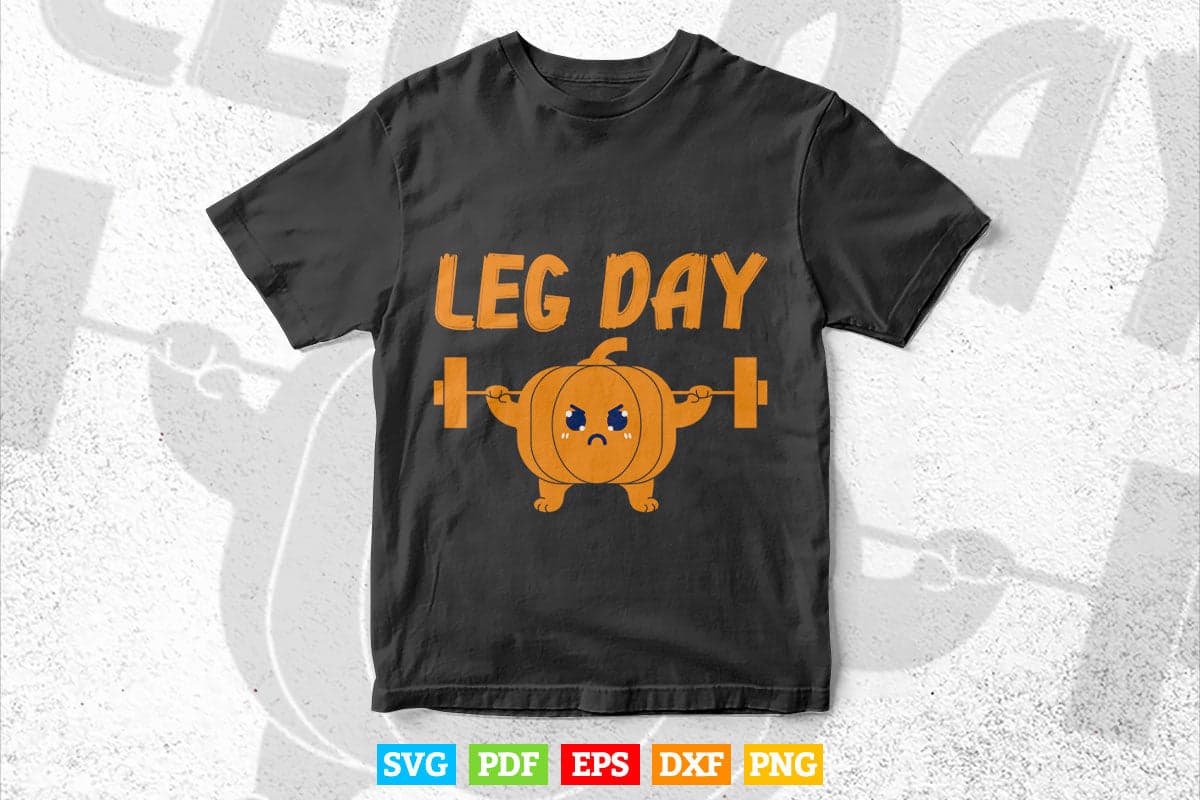 Leg Day Thanksgiving Turkey Funny Gift Svg Png Cut Files.