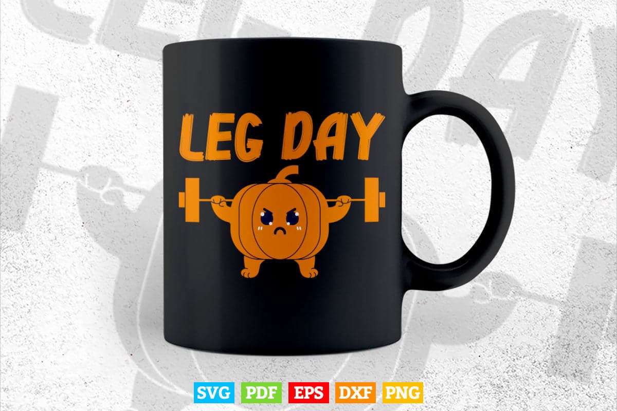 Leg Day Thanksgiving Turkey Funny Gift Svg Png Cut Files.