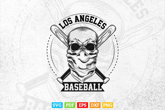 Los Angless Baseball Gaming Sports Svg Cut Files