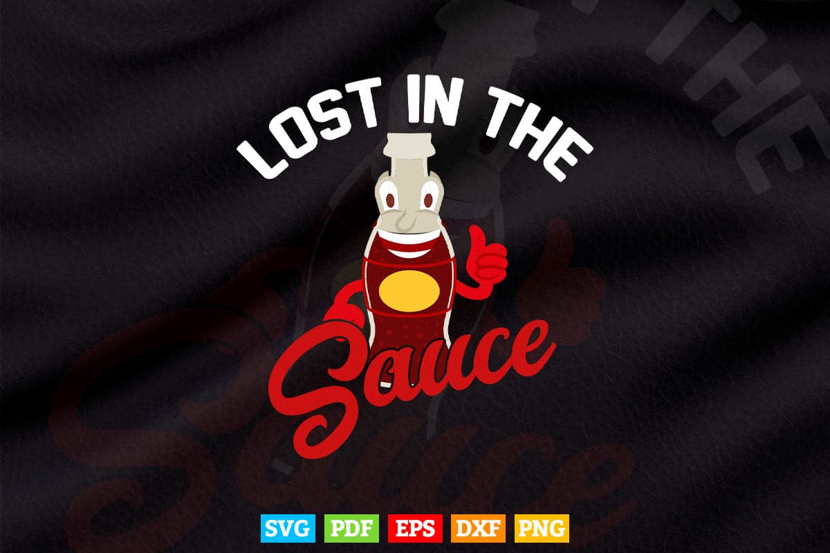 Lost In The Sauce Cranberry Thanksgiving Funny Turkey Day Svg Png Cut Files.