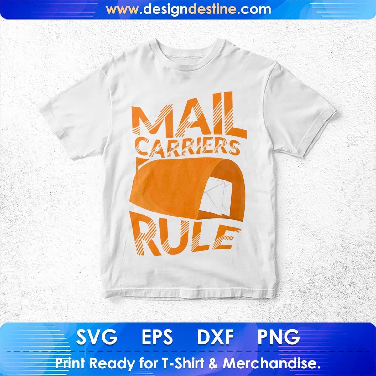 Mail Carriers Rule T shirt Design In Ai Svg Printable Files