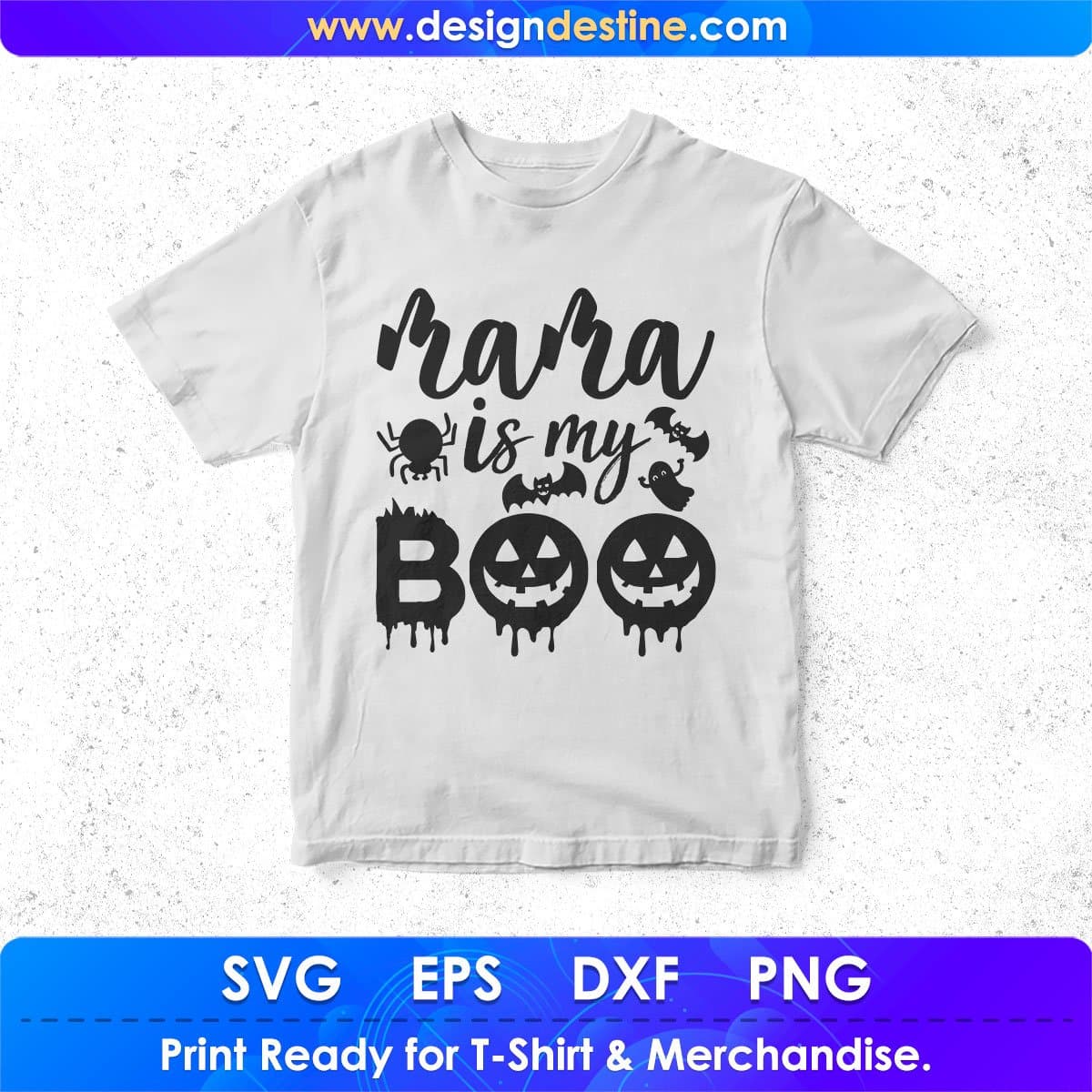 Mama Is My Boo Halloween T shirt Design In Svg Png Cutting Printable Files