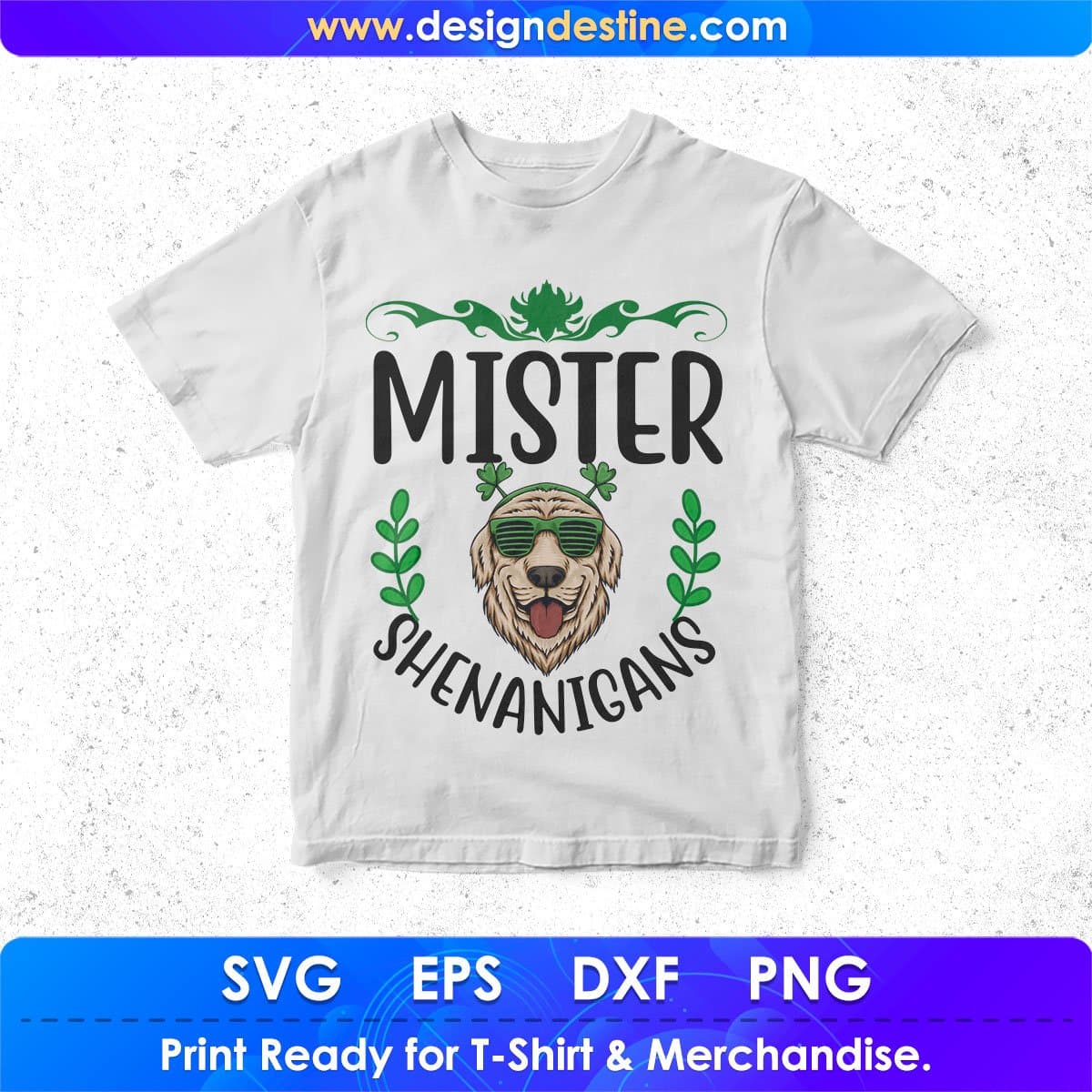Mister Shenanigans St Patrick's Day T shirt Design In Svg Png Cutting Printable Files