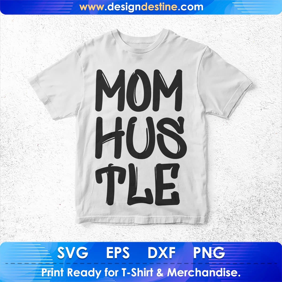 Mom Hus TLE Mother's Day T shirt Design In Png Svg Cutting Printable Files