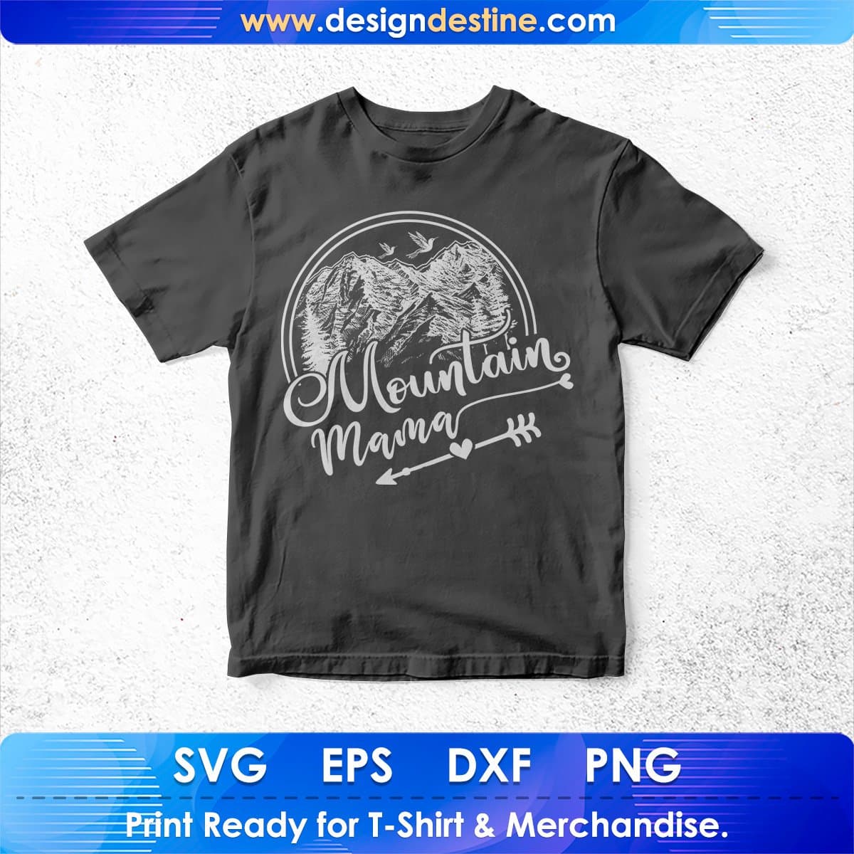 Mountain Mama T shirt Design In Ai Svg Printable Files