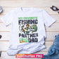 My Favorite Partner Calls Me Dad Fishing Father's Day T shirt Tumbler Design Png Sublimation Files