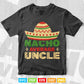 Nacho Average Uncle Cinco De Mayo Sombrero Svg Png Cut Files.