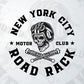 New York City Motor Club Road Rack Editable Vector T shirt Design in Ai Png Svg Files