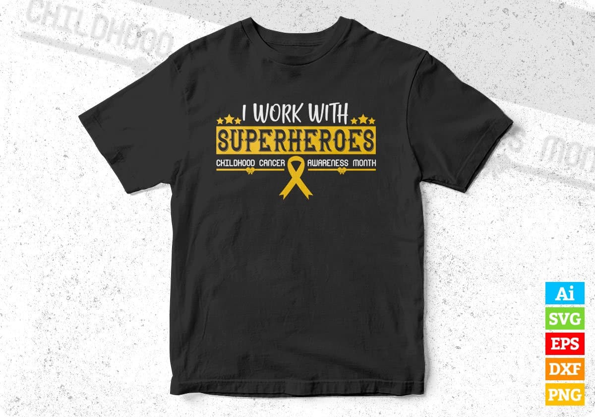 Pediatric Oncology Rn Nurse Oncologist Ribbon Editable T shirt Design In Ai Svg Files