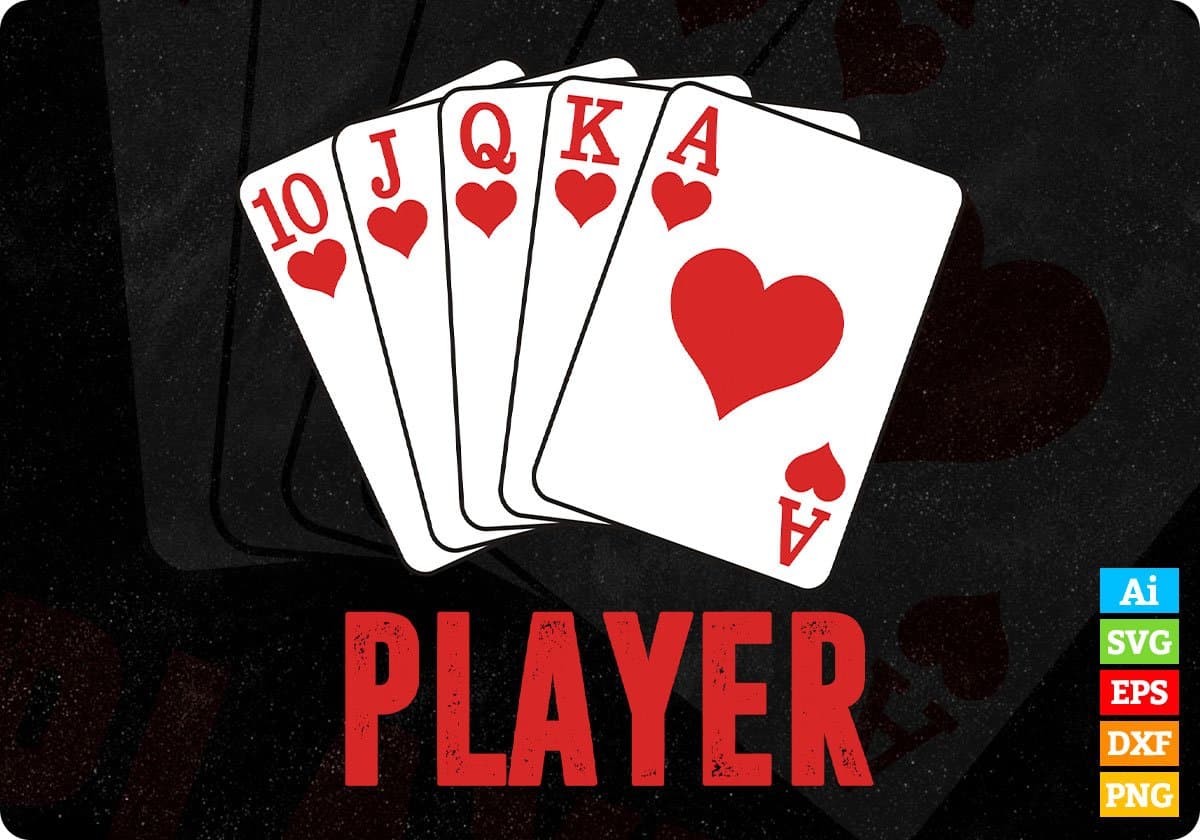 Player T shirt Design In Svg Cutting Printable Files