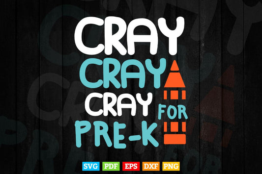 Pre-k Cary School Life Vector T shirt Design Png Svg Cut Files