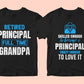 Principal 25 Editable T-shirt Designs Bundle