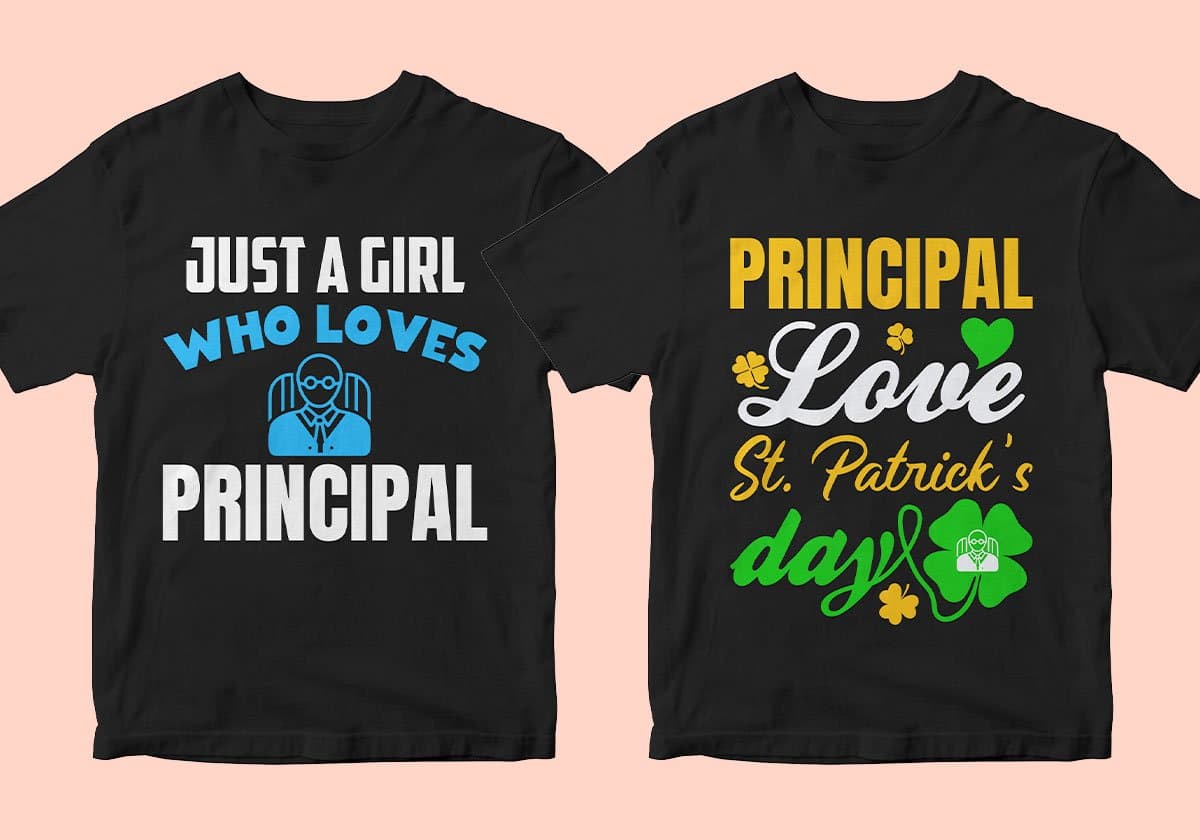 Principal 25 Editable T-shirt Designs Bundle