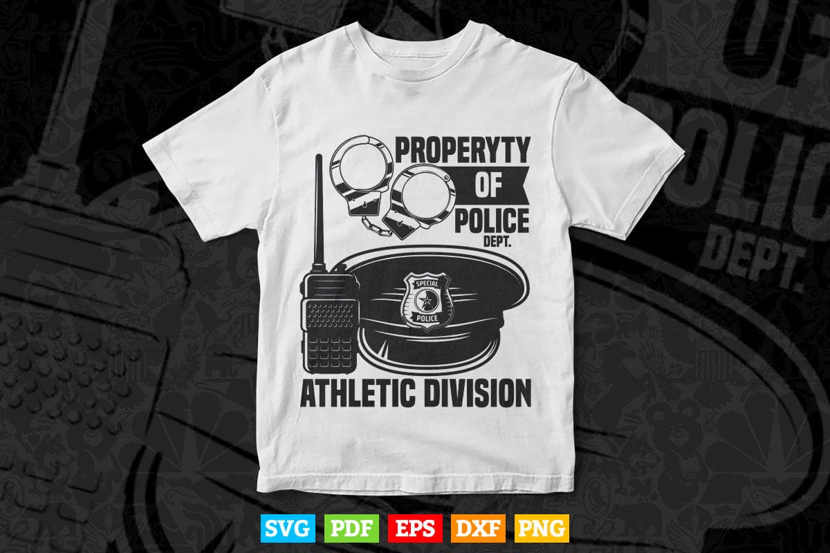 Property Of Boston Police Dept Athletic Division Svg Digital Files.