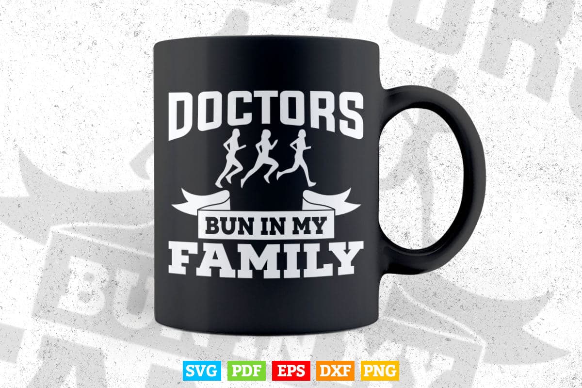Proud Doctor Profession Runner Svg Png Files.